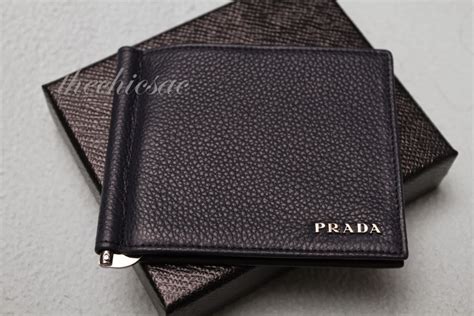 men's prada wallet|prada wallet with money clip.